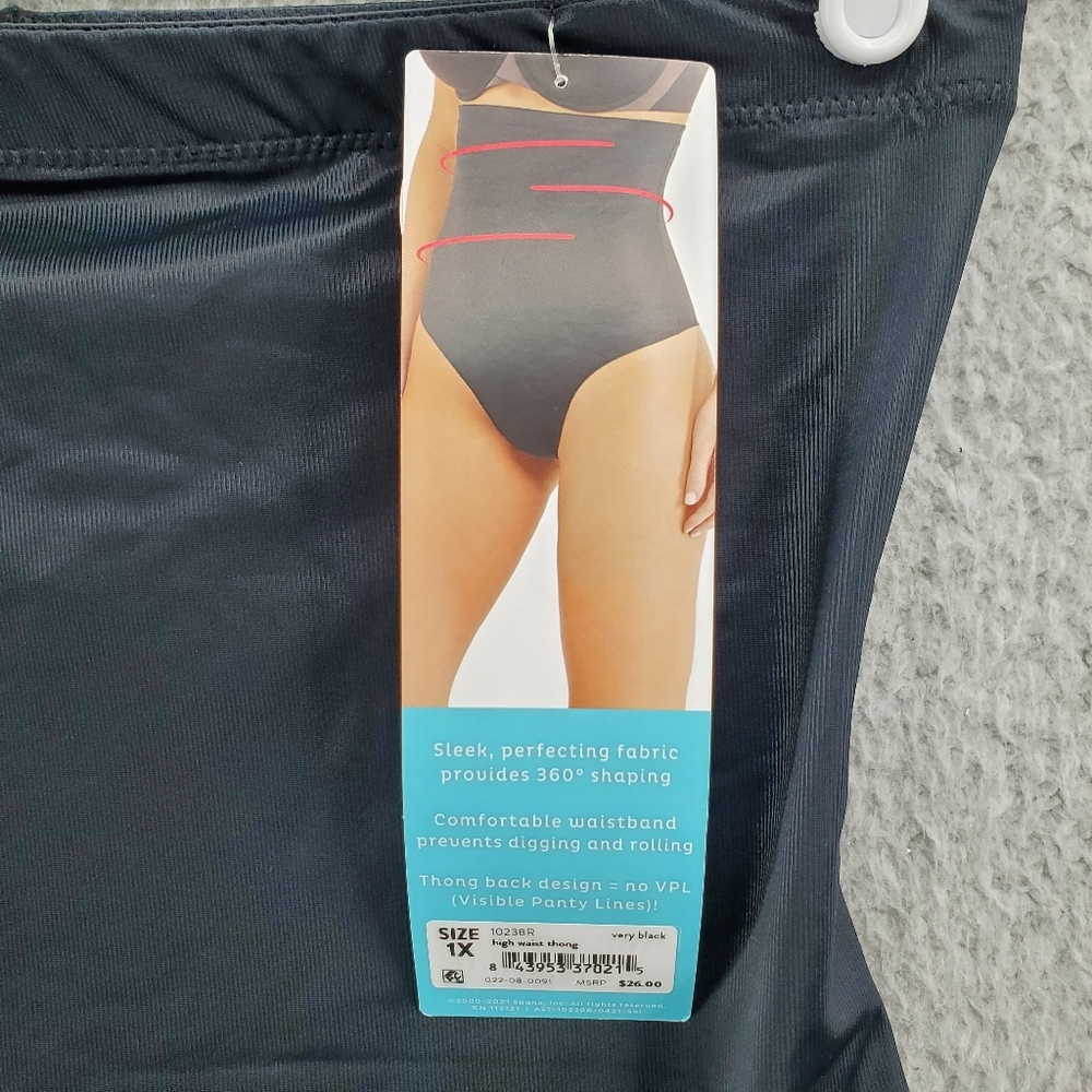 Assets by Spanx Women's Flawless Finish High-Waist Shaping Thong NWT Size 1X - Picture 3 of 6